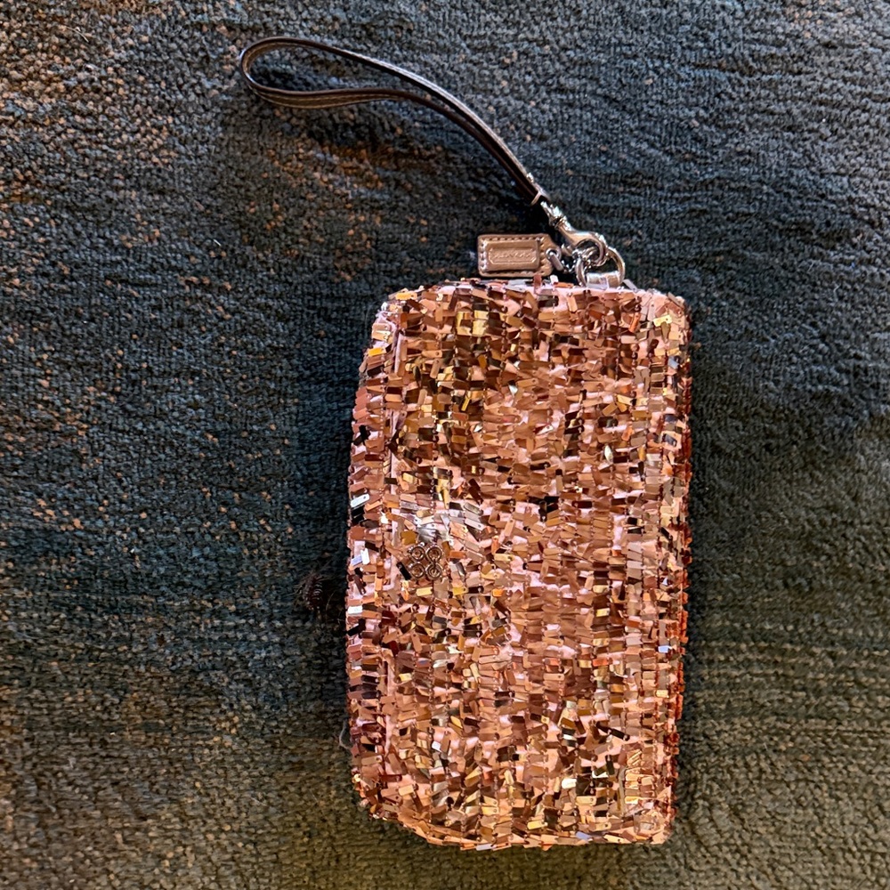 Coach Mini Bag in Sparkling Pink